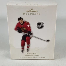 Hallmark Keepsake Christmas Tree Ornament NHL Patrick Kane Chicago Blackhawks