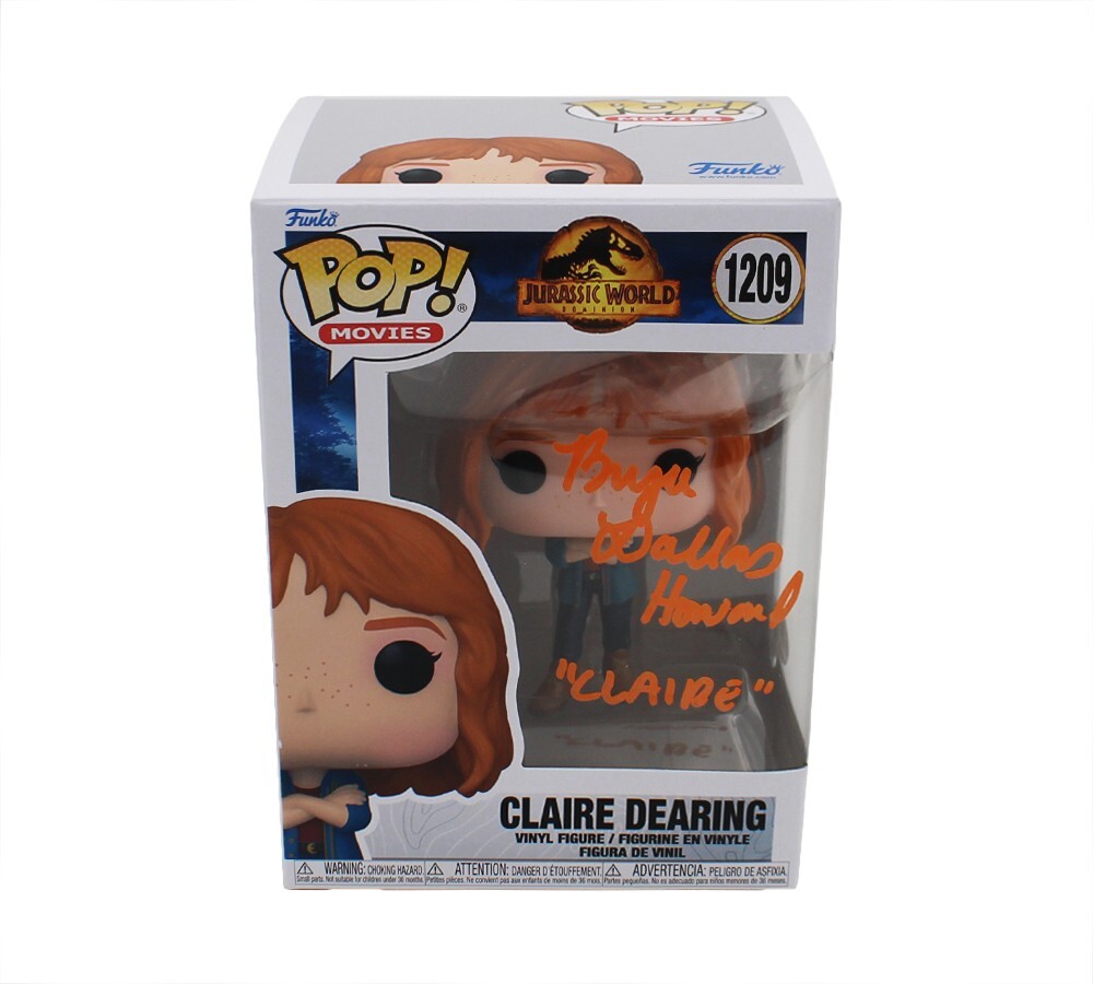 Bryce Dallas Howard Signed Jurassic World Claire Dearing 1209