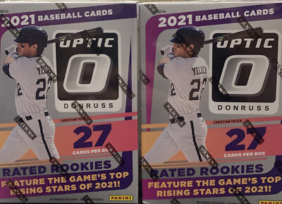  2021 Panini Donruss Optic Baseball Trading Card Blaster Box   Lot Of 2 Boxes