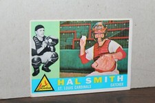 1960 TOPPS HAL SMITH  BASEBALL  CARD #84