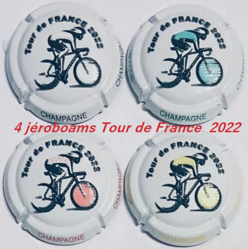 News ! 4 Jéroboams Génériques TOUR DE FRANCE 2022 relief ( mars 2022 ) - Photo 1/1