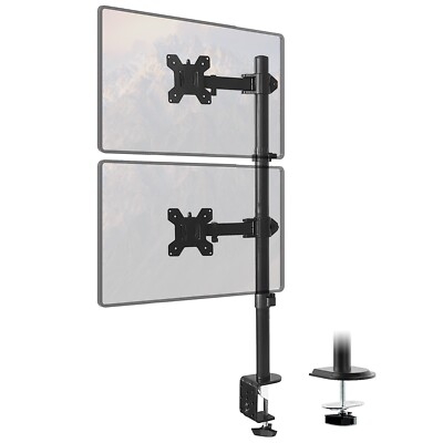 Tischhalterung für 2 Monitore 13-27'' 9kg Universal Halterung Max VESA 100x100cm