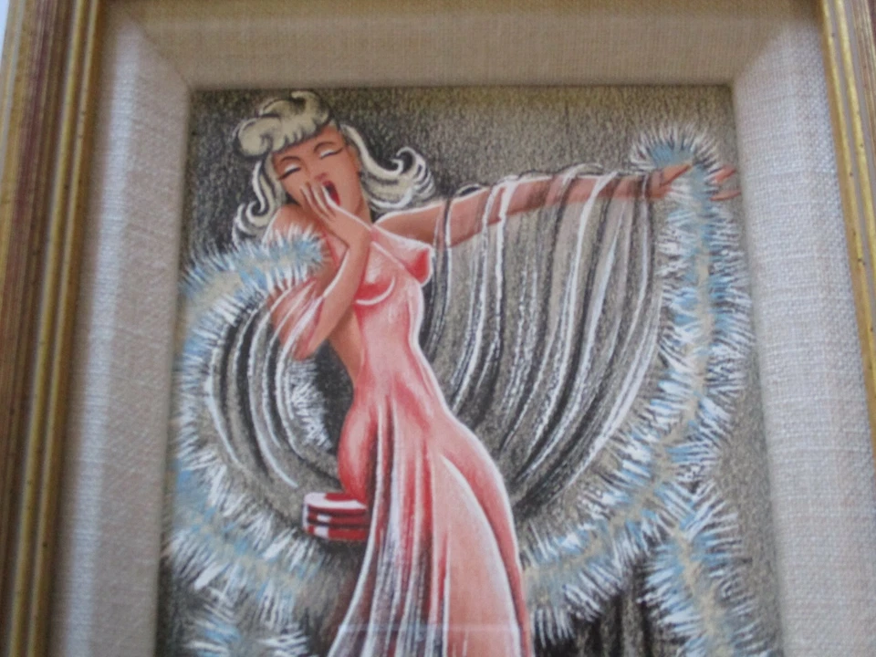 КАРТИНА РУТ БЕЛЛИТТО АМЕРИКАНСКАЯ ПИН-АП ДЕВУШКА СЕРЕДИНЫ ВЕКА КРАСИВАЯ ЖЕНЩИНА МОДЕЛЬ 1950 - Изображение 3 из 4