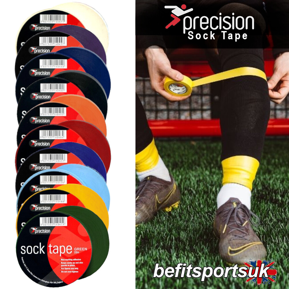 FOOTBALL SOCK TAPE SHIN-PAD GUARD RUGBY HOCKEY GRIP SOCK TAPE
