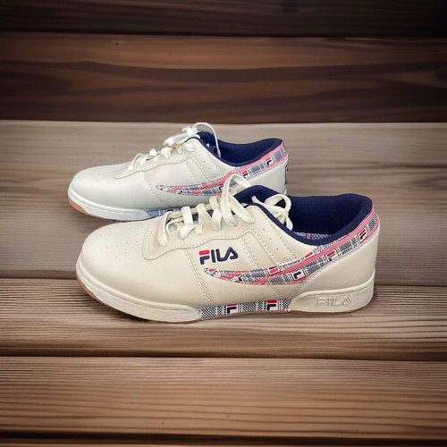 Fila ORIGINAL FITNESS HAZE Mens Cream,Navy,Red 1FM00432-234 Casual Sneaker Shoes