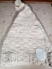 Ralph Lauren - White / Cream Knitted Beanie - One Size TODDLER - Pompom