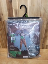 Radioactive Zombie Morphsuit Hallowee Costume Boy  s XL 14-16 Bodysuit Slime Kids