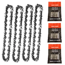 4PCS 6" 8"Chain Saw Chain For 6/9inch Mini Electric Chainsaw Hand Held Wood Cutt