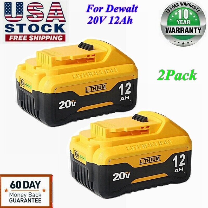 New DCB210 For DeWalt 20V MAX XR 10Ah/12Ah LiIon Battery Or Charger