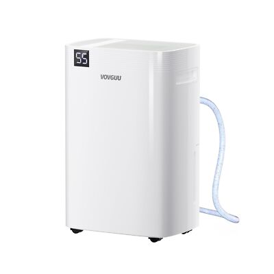 4500 Sq.Ft 52 Pints Dehumidifier for Basement and Home with Drain Hose & Wate...