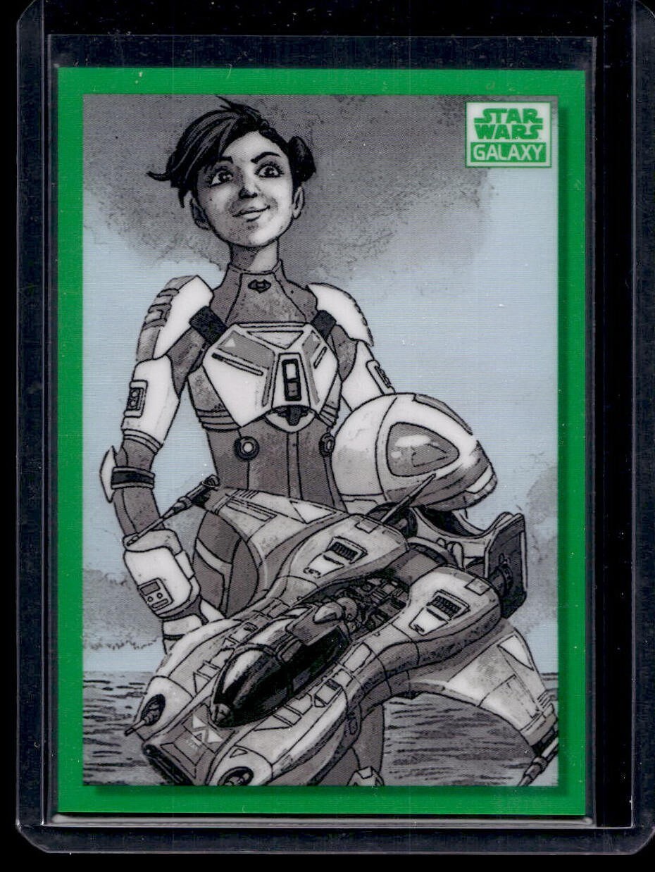 2022 Topps Star Wars Chrome Galaxy Torra Doza #BV-97 Green /99 | eBay