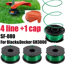 SF-080 String Trimmer Spool Line Cap Replacement For Black&Decker GH3000 Trimmer