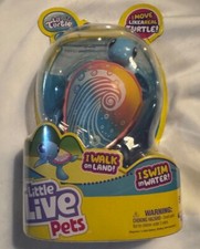 Little Live Pets Lil' Turtle - Interactive, Moves Like A Real Turtle, Swims...
