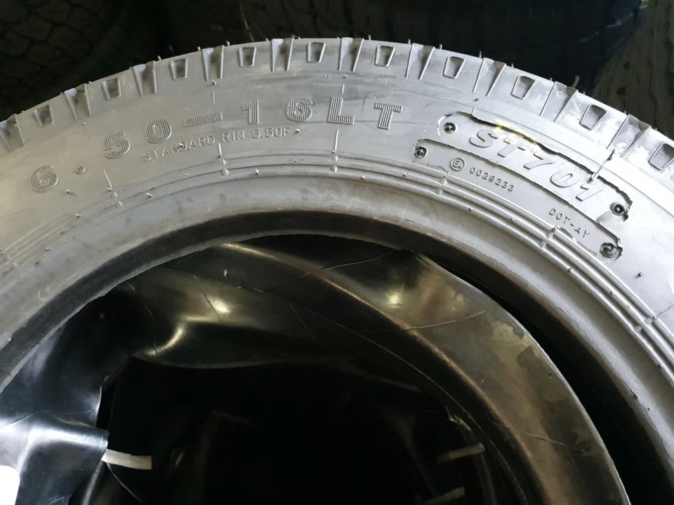 NEUREIFEN 6.50-16 Reifen mit Schlauch und Wulstb Shikari ST701 12PR oder 6.50R16 - Bild 2 von 4