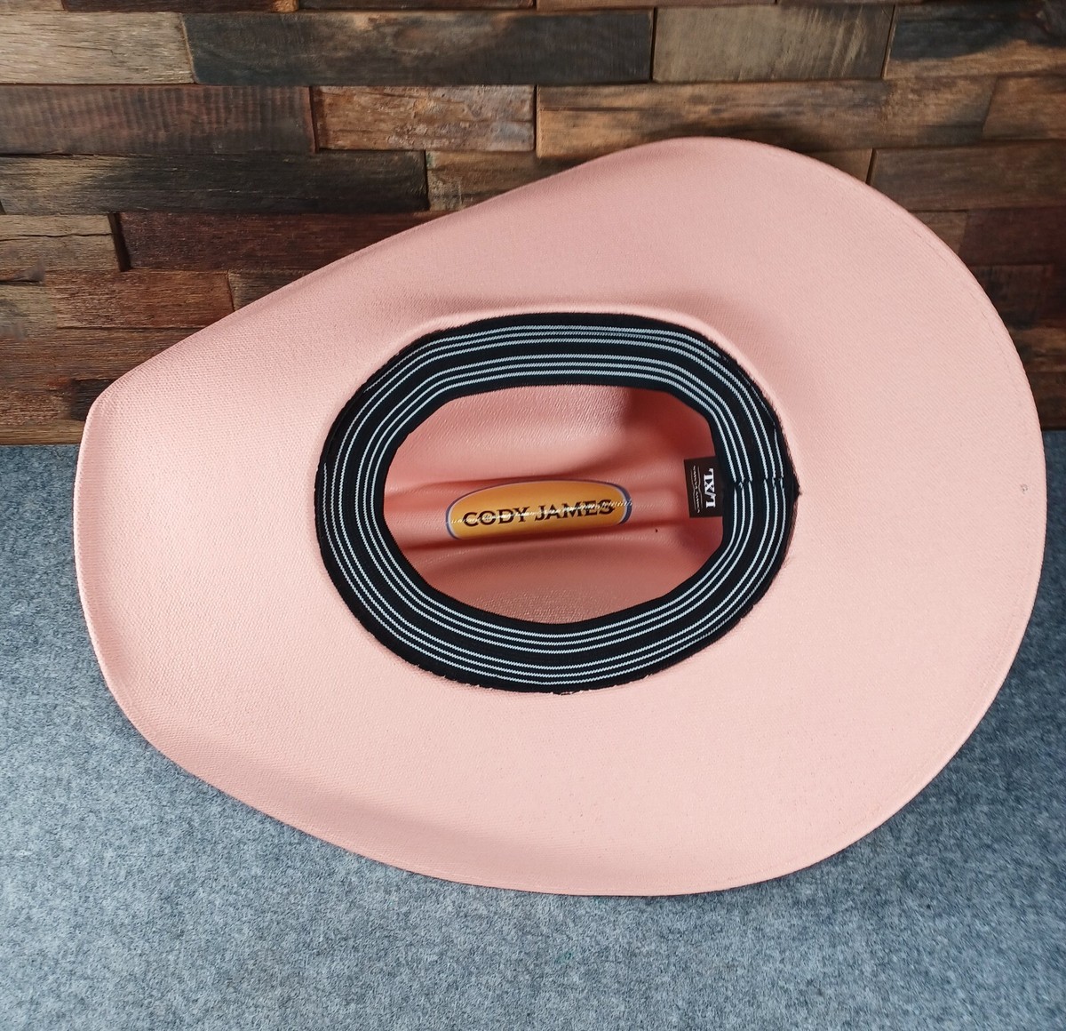 Cody James Pink Western Cowboy Straw Hat Women's L/XL Made in