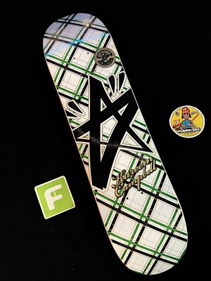 SUPER RARE City Stars Skateboard Deck Kareem Campbell White Gold