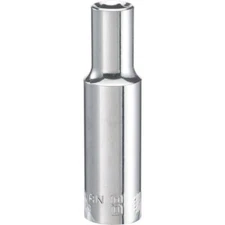 Craftsman 8 mm X 3/8 in. drive Metric 6 Point Deep Socket