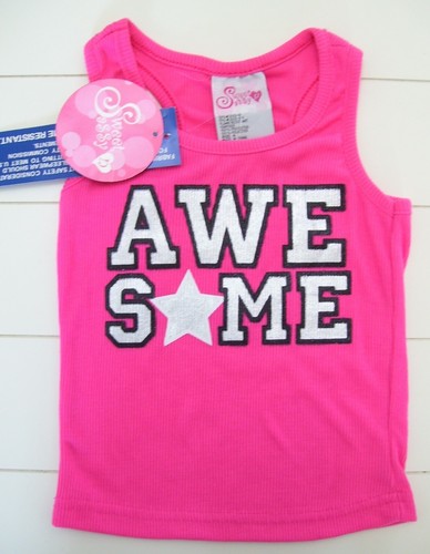 Girls Sweet N Sassy 2 Pc Pink Black AWESOME Shirt and Pants Pajamas Sz 4 or 6X - Picture 2 of 4