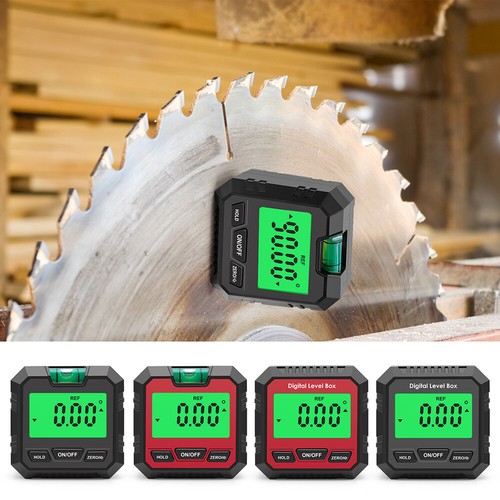 Magnetic LCD Digital Inclinometer Level Box Gauge 360°Angle Finder Protractor CN