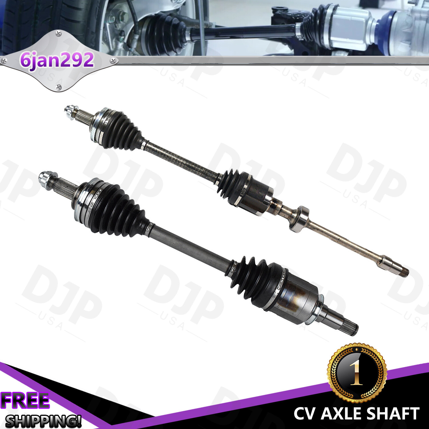Lexus RC300 RC350 3.5L 2015-2022 Front CV Axle Shaft Pair Driver & Passenger