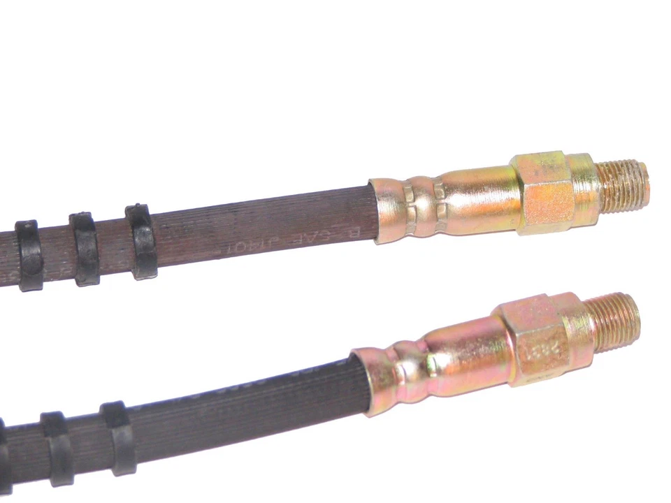 2 mangueras de freno delanteras Ford Maverick Lincoln Versailles Mercury Monarch 1975-1980 Foto 3 de 3