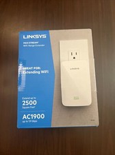 Linksys AC1900 Max Stream WiFi Range Extender - open box tested