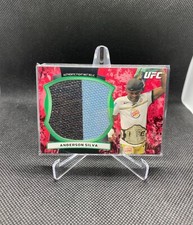 2012 Topps UFC Bloodlines Jumbo Fight Mat Relic Anderson Silva Ruby Red #/8 Rare