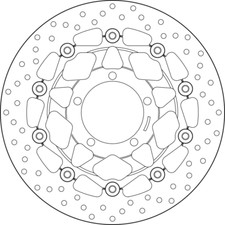 BREMBO Disco de freno flotante 78B40862