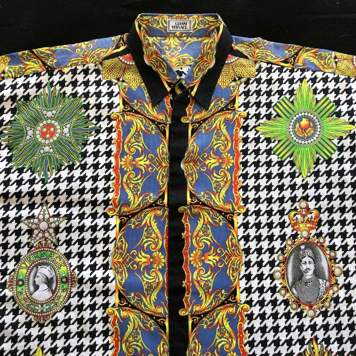 イタリア、GIANNI VERSACE ストライプドットベスト イタリア、GIANNI VERSACE ストライプドットベスト