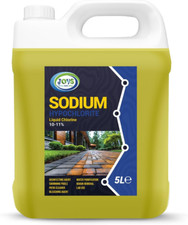 Sodium Hypochlorite 5L High Strength (10-11%) Brick,Driveway & Patio Cleaner