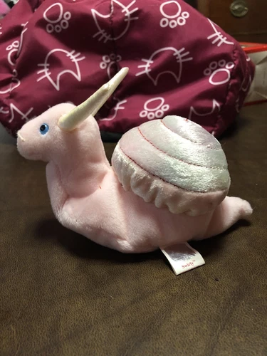 Vintage Ty Beanie Baby Swirly the Snail born March 10, 1999 Retired