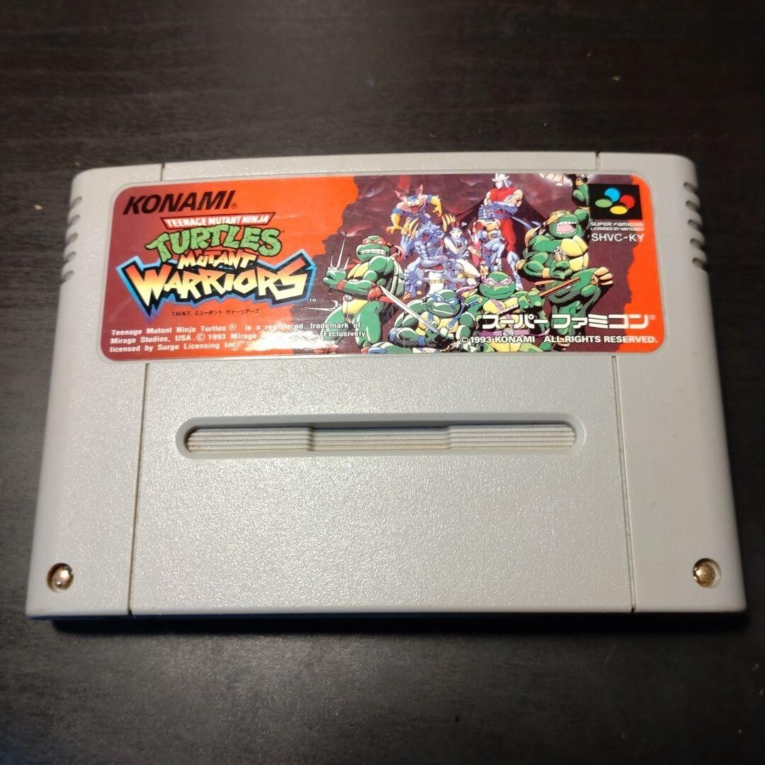 Nintendo Super Famicom Teenage Mutant Ninja Turtles Warriors TMNT