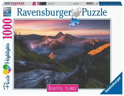 RAVENSBURGER PUZZLE*1000 TEILE*BEAUTIFUL ISLANDS*MOUNT BROMO*RARITÄT*OVP