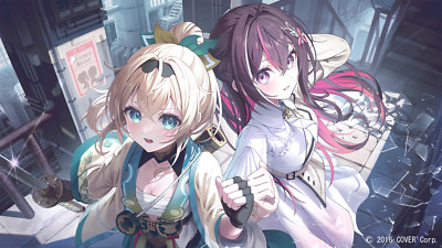 Anime girls kazama iroha azki hololive virtual youtuber playmat gaming mat