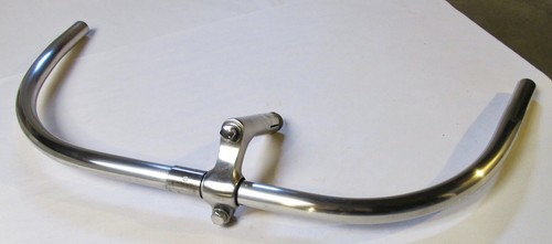 Guidon et tige de vélo pneu ballon Hawthorne avant/après guerre années 40-50