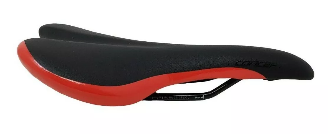 Cheap Price Road Bike Seat Concept Black Red Lightweight Saddle 290mm X 150mm
