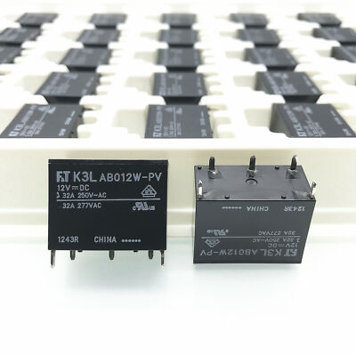 FT K3LAB012W-PV 12V Double Coil Magnetic Latching Relay 32A 250VAC 5Pin New