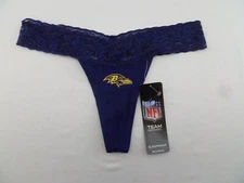NEW Women's NFL Team Apparel Baltimore Ravens Purple Thong