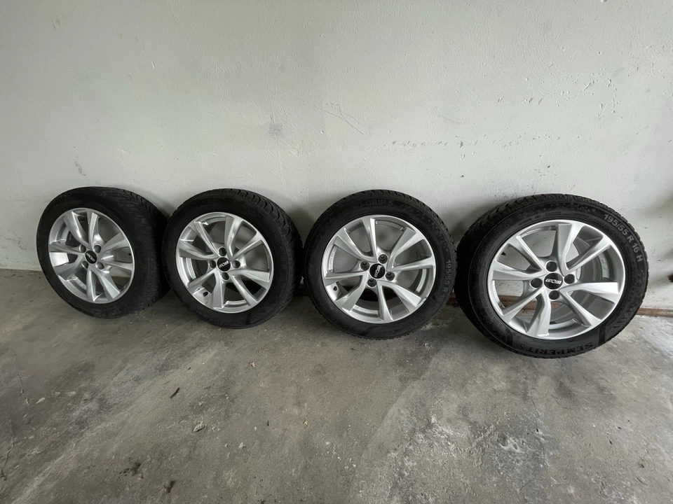 4 Winter-Kompletträder Semperit Speed Gripp 195/55 R16 H - Bild 2 von 4