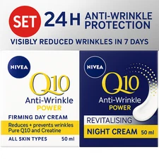 NIVEA Q10 Power SPF15 Anti-Wrinkle Day Cream 50ML+  Firming Night Cream (50 ml)