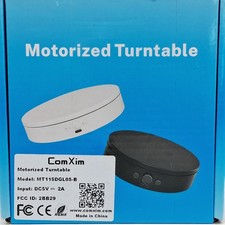 ComXim Motorized Turntable 360degrees - Rotating Display Stand Black New Sealed