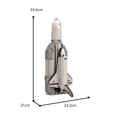Compatible Energia Rocket / Launch Vehicle Model 1:110 Scale 3844 Build Moc