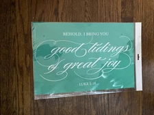 NEW “Good Tidings” Chalk Couture Chalk Transfer  Stencil Size C RETIRED Luke