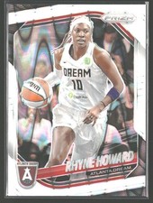 2025 Panini Prizm WNBA #11 Rhyne Howard White Seismic Prizms Atlanta Dream