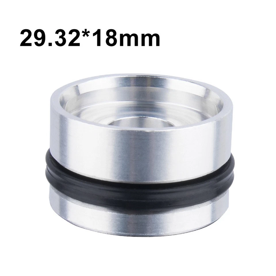 Bicicletta Forcella Pistone Argento 1pcs Lega di Alluminio Per 32mm Interno Tubo - Immagine 4 di 4