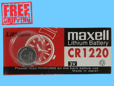 MAXELL CR1220 LITHIUM 3V BATTERY - Exp. 12-32 - 1Pc