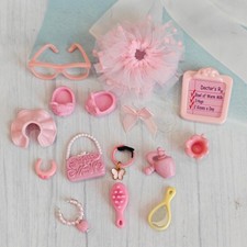 18 pcs LPS Accessories For Mini Pet Shop Shoes Handbag Skirt Collar Glasses Gift