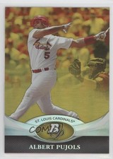 2011 Bowman Platinum Gold Albert Pujols #65 2yl