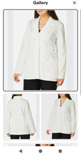 DICKIES Gen Flex Junior fit women's lab coat 28" length 82408- White - Small