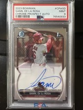2023 Bowman Chrome Auto #CPASD Samil De La Rosa Auto RC PSA 9 AP
